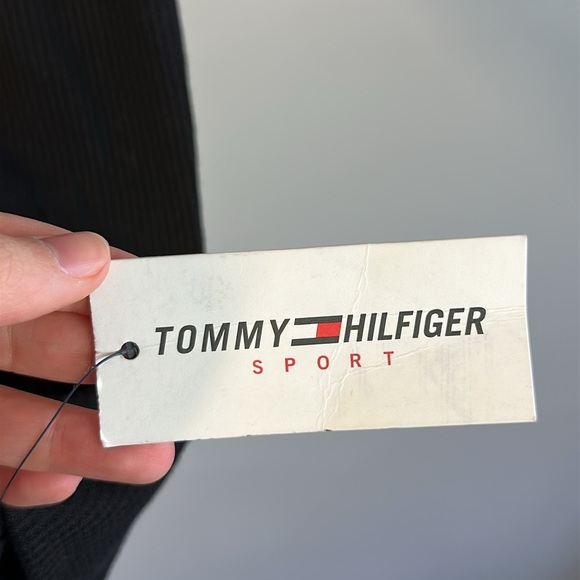 NWT Womens Tommy Hilfiger Sport Waffle Knit Faux Wrap Top Size Large Long Sleeve - Picture 5 of 11